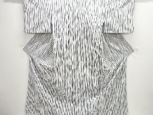 よろけ縞模様小紋着物